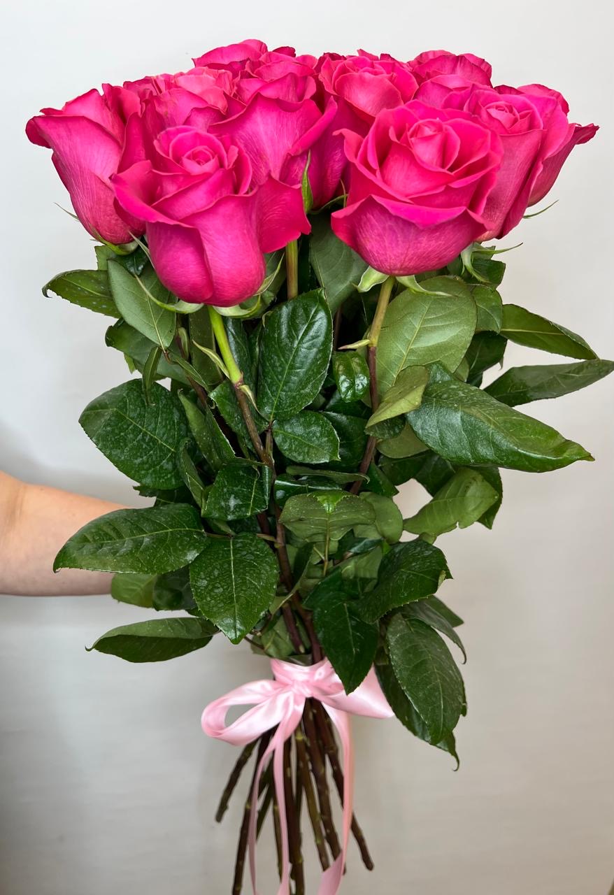 15 импортных роз "Пинк Флойд" 70 см.