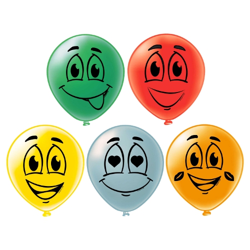 Сет из 5 шаров "Весёлые улыбки"