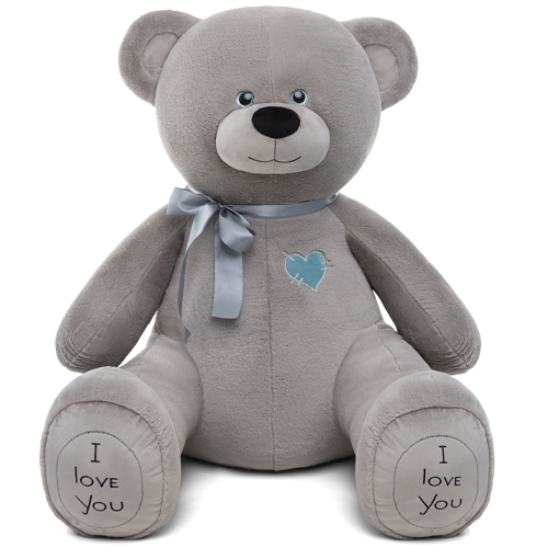 Медведь Фил серый 145 см.